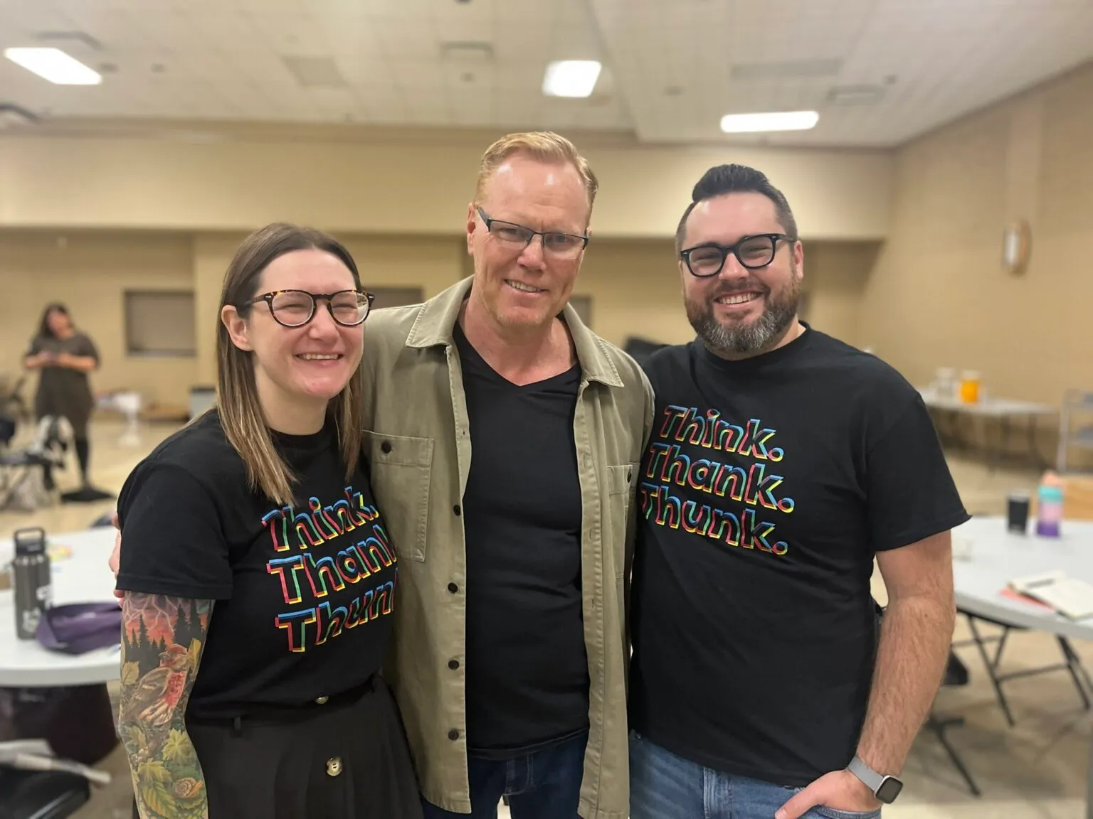 Maegan and Kyle with Peter Liljedahl.